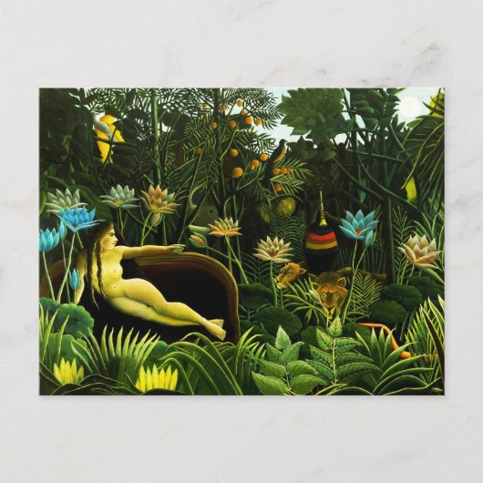 Henri Rousseau The Dream Postcard Postkarte (Vorderseite)