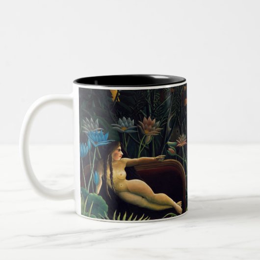 Henri Rousseau The Dream Two Tone Coffee Tasse (Links)