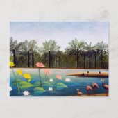 Henri Rousseau - The Flamingoes Postkarte (Vorderseite)