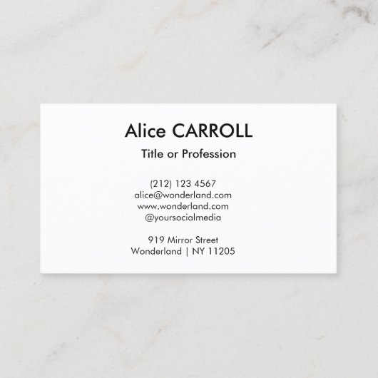 Henri Rousseau - The Flamingoes - QR-Code Visitenkarte (Rückseite)