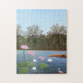 Henri Rousseau - The Flamingos Puzzle (Vertikal)