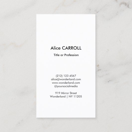 Henri Rousseau - The Merry Jesters - QR-Code Visitenkarte (Rückseite)