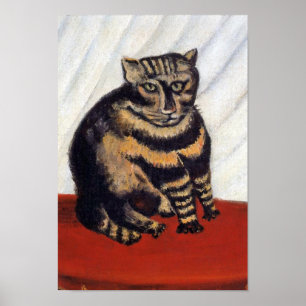 Henri Rousseau - The Tiger Cat ( Le Chat Tigre ) Poster