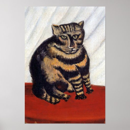 Henri Rousseau - The Tiger Cat ( Le Chat Tigre ) Poster (Vorne)