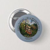 Henri Rousseau Tiger & Bull Party Items Collection Button (Vorne & Hinten)