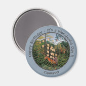Henri Rousseau Tiger & Bull Party Items Collection Magnet (Vorderseite/Rückseite)