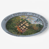 Henri Rousseau Tiger & Bull Party Items Collection Pappteller (Schrägansicht)