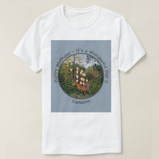 Henri Rousseau Tiger & Bull Party Items Collection T-Shirt