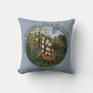 Henri Rousseau Tiger & Bull Partyartikel Sammlung Kissen