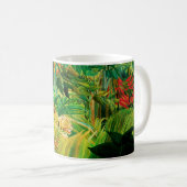 Henri Rousseau-Tiger in einem tropischen Sturm Kaffeetasse (VorderseiteRechts)