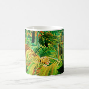 Henri Rousseau-Tiger in einem tropischen Sturm Kaffeetasse