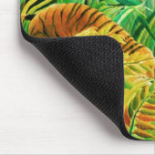 Henri Rousseau-Tiger in einem tropischen Sturm Mousepad (Ecke)
