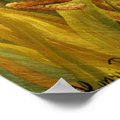 Henri Rousseau Tiger über Tropisches Meer Poster (Ecke)