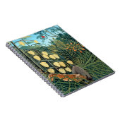 Henri Rousseau - Tiger und Buffalo bekämpfen Notizblock (Rechte Seite)