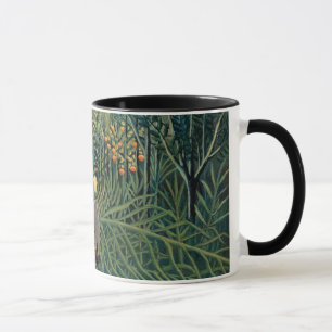 Henri Rousseau - Tiger und Buffalo bekämpfen Tasse