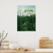 Henri Rousseau - Treffen im Wald Poster (Küche)