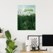 Henri Rousseau - Treffen im Wald Poster (Heimbüro)
