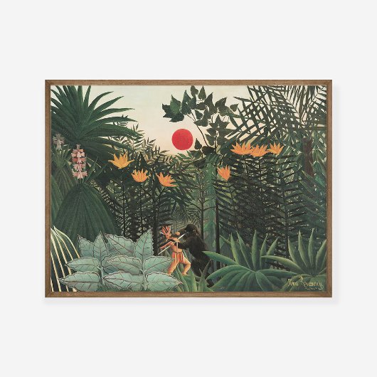 Henri Rousseau Tropische Landschaft Poster
