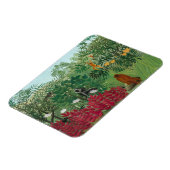 Henri Rousseau - Tropischer Wald mit Affen Magnet (Linke Seite)