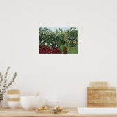 Henri Rousseau - Tropischer Wald mit Affen Poster (Küche)