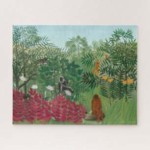 Henri Rousseau - Tropischer Wald mit Affen Puzzle
