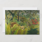 Henri Rousseau - überrascht! Dankeskarte (Vorderseite)