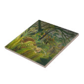 Henri Rousseau - überrascht! Fliese (Seite)