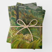 Henri Rousseau - überrascht! Geschenkpapier Set (Beispiel)