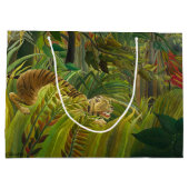 Henri Rousseau - überrascht! Große Geschenktüte (Rückseite)