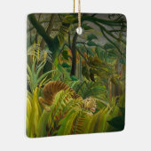 Henri Rousseau - überrascht! Keramikornament (Rechts)