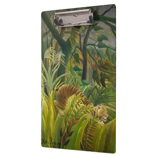 Henri Rousseau - überrascht! Klemmbrett (Links)