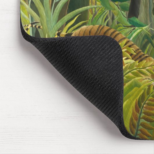 Henri Rousseau - überrascht! Mousepad (Ecke)
