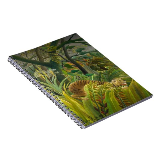 Henri Rousseau - überrascht! Notizblock (Rechte Seite)