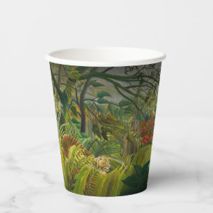 Henri Rousseau - überrascht! Pappbecher