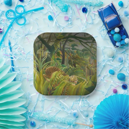 Henri Rousseau - überrascht! Pappteller (Party)