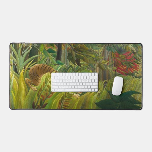Henri Rousseau - überrascht! Schreibtischunterlage (Tastatur & Maus)