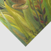 Henri Rousseau - überrascht! Seidenpapier (Detail)