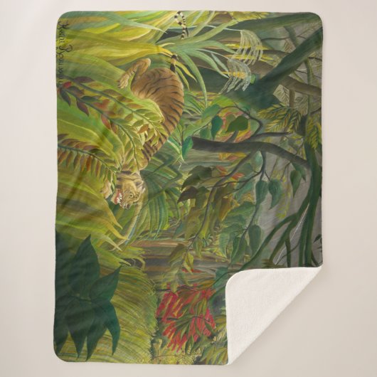 Henri Rousseau - überrascht! Sherpadecke (Vorderseite)