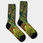 Henri Rousseau - überrascht! Socken (Rechts)