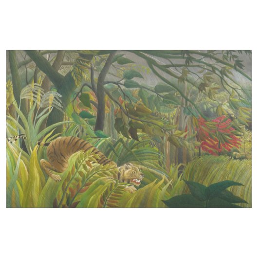 Henri Rousseau - überrascht! Stoff (Yard (91,4 cm))
