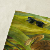 Henri Rousseau - überrascht! Strandtuch (Beispiel)