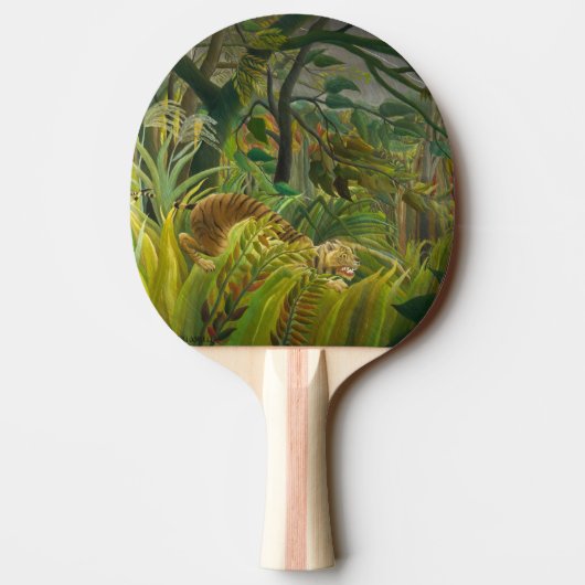 Henri Rousseau - überrascht! Tischtennis Schläger (Rückseite)