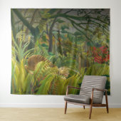 Henri Rousseau - überrascht! Wandteppich (Beispiel (Horizontal))