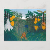 Henri Rousseau: Wiederkehr des Löwenkünstlers Postkarte (Vorderseite)