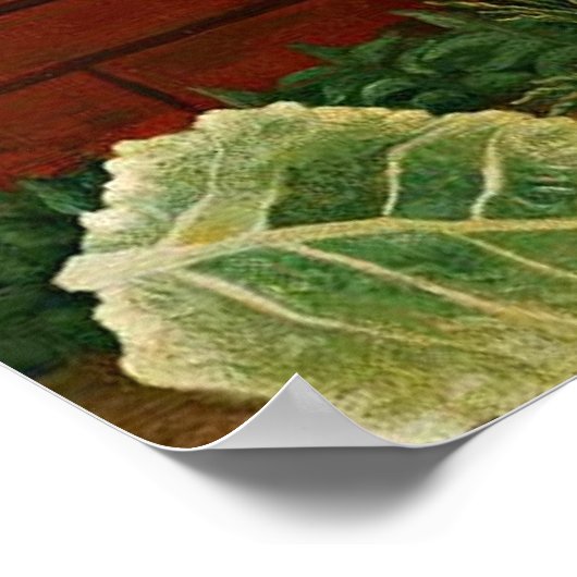 Henri Rousseaus Gemälde, Rabbit Poster (Ecke)