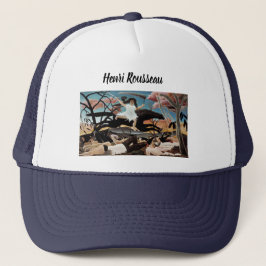Henri Rousseaus Krieg (La Guerre) Blue Trucker Hat Truckerkappe
