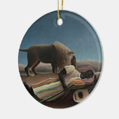 Henri Rousseaus Sinti und Roma zum Schlafen Keramik Ornament (Links)