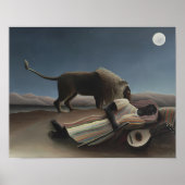 Henri Rousseau's The Sleeping Sinti und Roma (1897 Poster (Vorne)