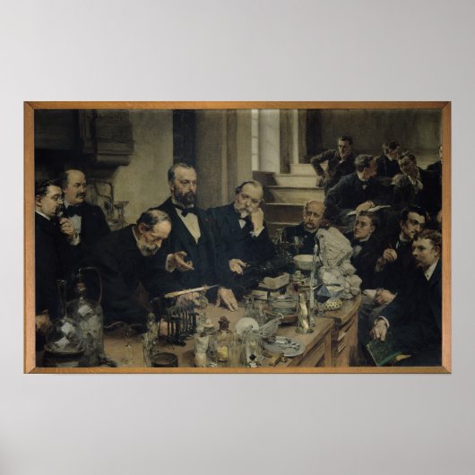 Henri Sainte-Claire Deville Lecturing, 1890 Poster (Vorne)