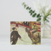 Henri Toulouse-Lautrec - Der Zirkus Postkarte (Stehend Vorderseite)